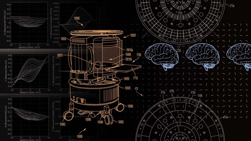 Illustration: technical drawings of Hyperfine Swoop and other graphics.