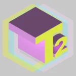 Illustration: colorful isometric T2.