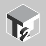 Illustration: grayscale isometric T2.