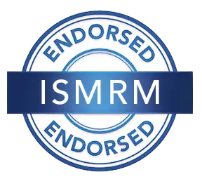 A seal that reads "ISMRM endorsed."